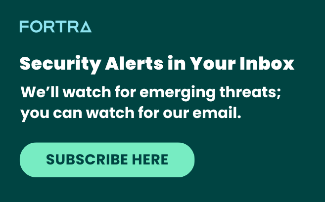 Security Alerts in Your Inbox. We will watch for emerging threats; you can watch for our email.